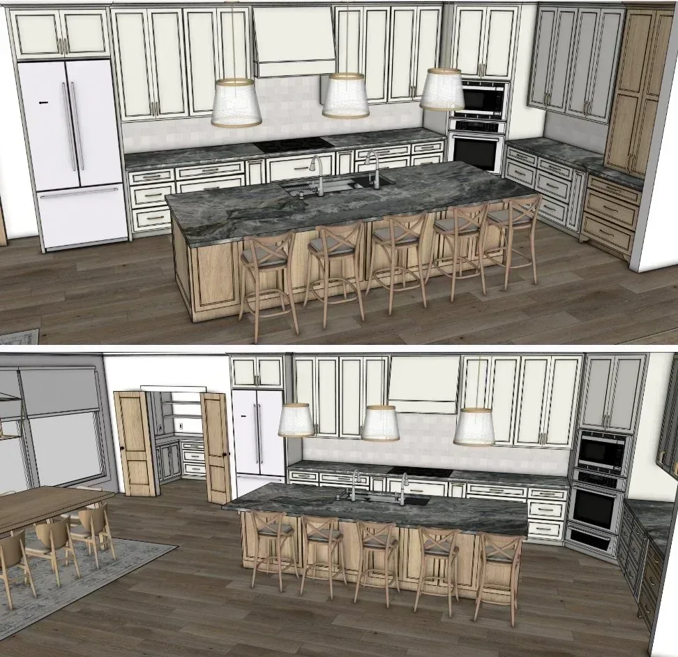 Ijen Blue Kitchen remodel photo 2