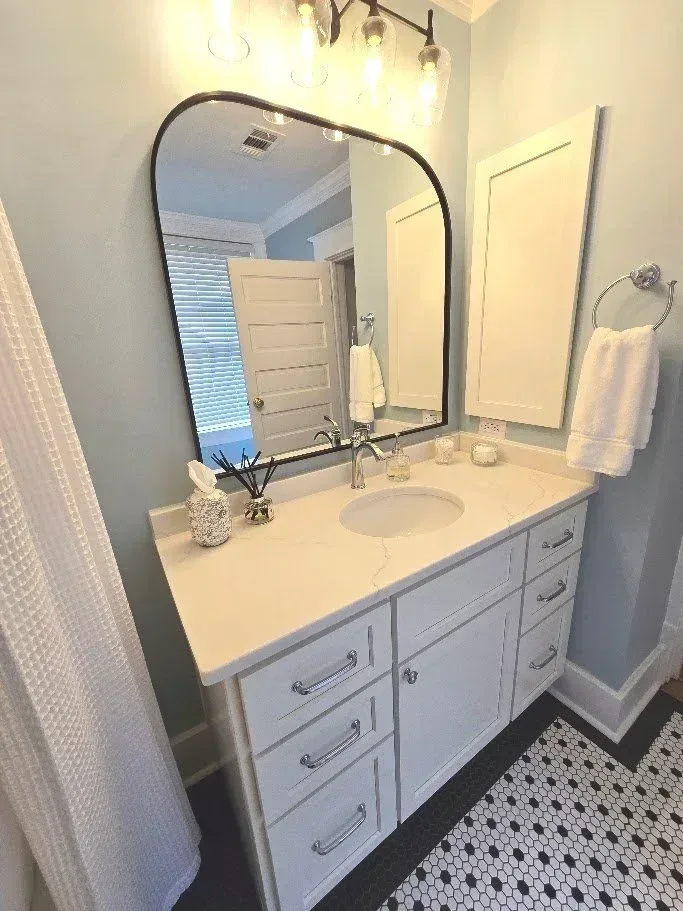 Baby Blue Exterior & Bath remodel photo 5