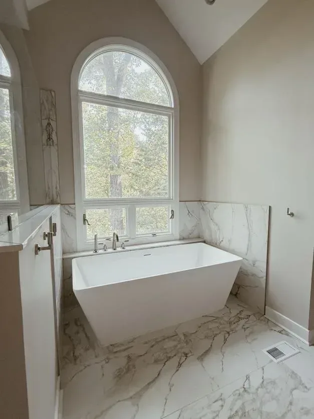 White Oak Master Bath remodel photo 2