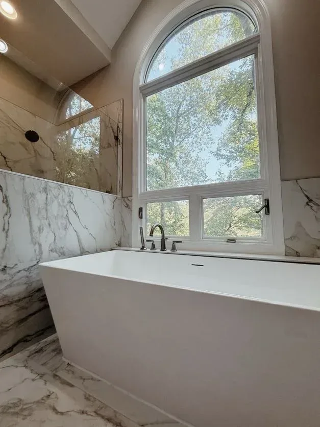 White Oak Master Bath remodel photo 3