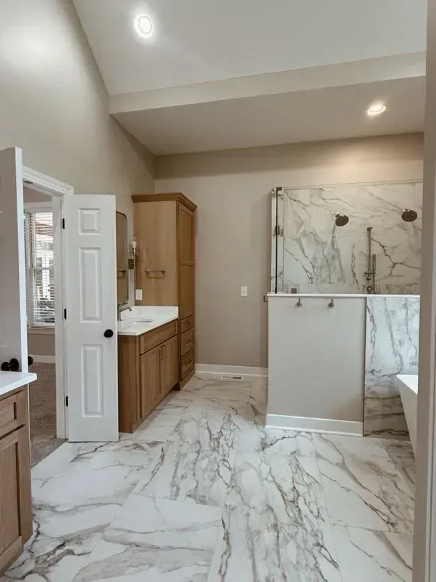 White Oak Master Bath remodel photo 7