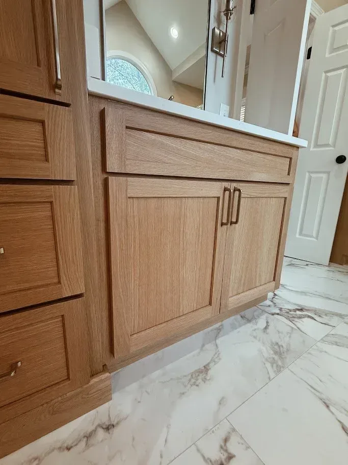 White Oak Master Bath remodel photo 10
