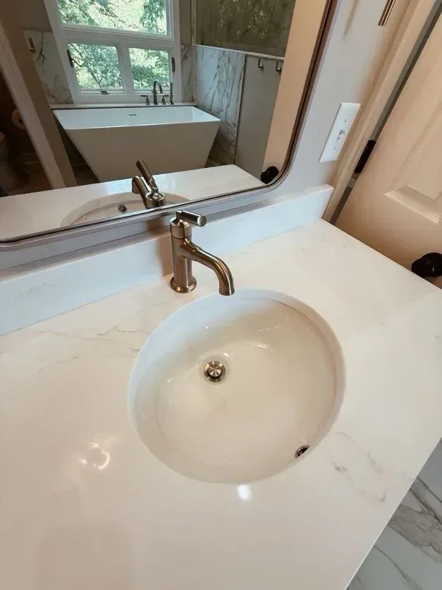 White Oak Master Bath remodel photo 11